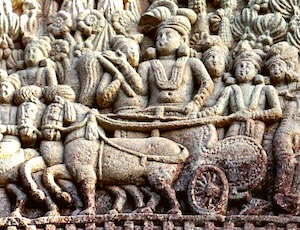 Relief König Ashoka