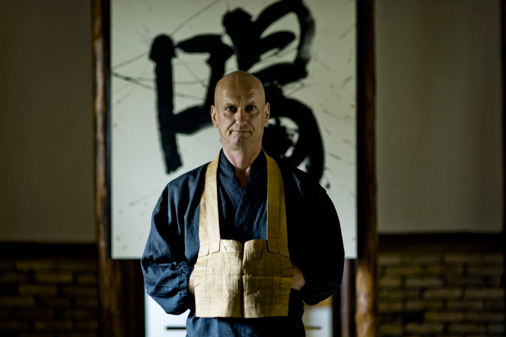 MUHO, Muhō (Olaf)Nölke, deutscher Zenmeister, Autor und Übersetzer, Halle Wolkentor Zen Temple 28. August 2025, © Thomas Kierok