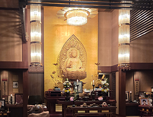 Vorschaubild Meldung Bodo-Shu Treffen. Vorschaubild zeigt Kanchiin Buddhahalle